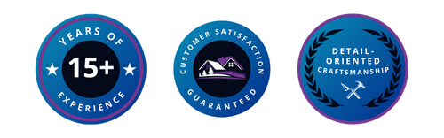 15+ years of experience, customer satisfaction guaranteed, detail-oriented craftsmanship