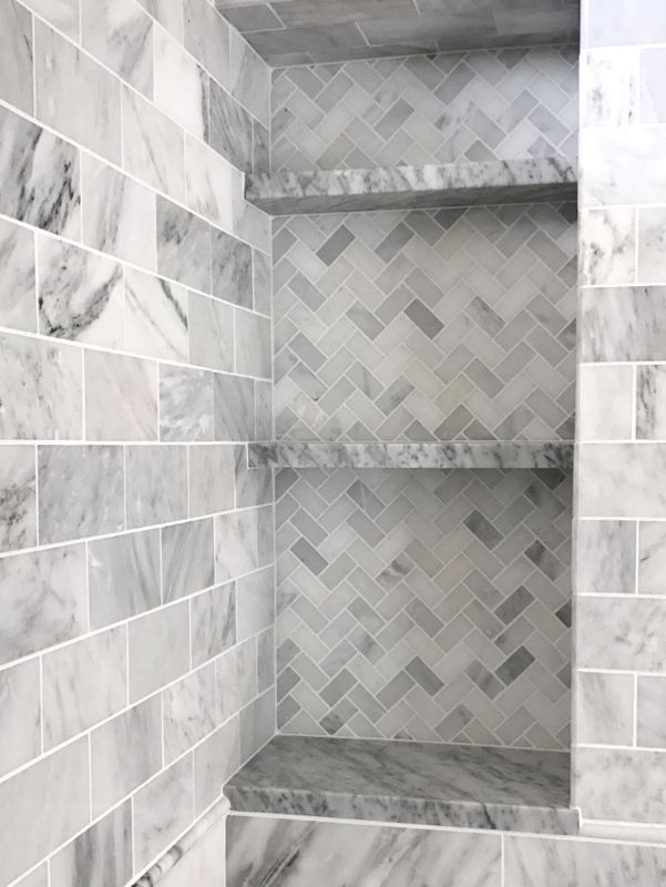marble bathroom shower tile