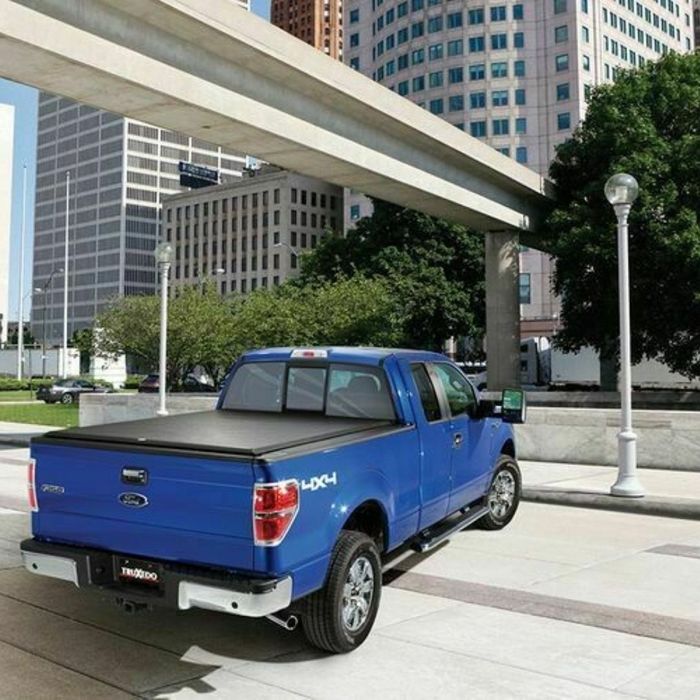 truck with a bed cover