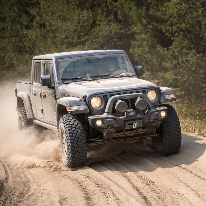 off roading jeep truck