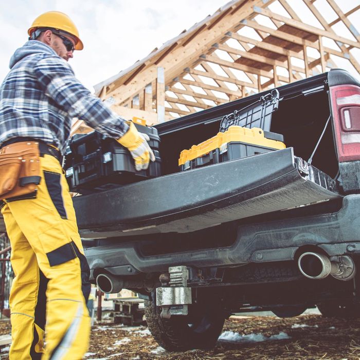 Truck at Construction Site