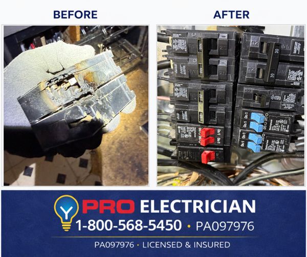 electrical box with switches
