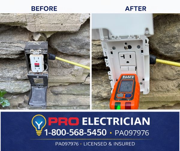 outdoor electrical outlet