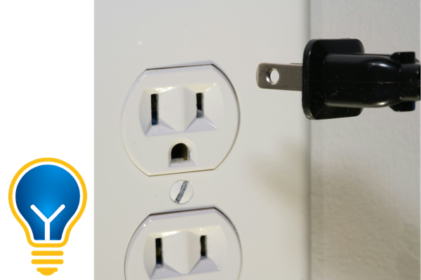outlet next to a plugin