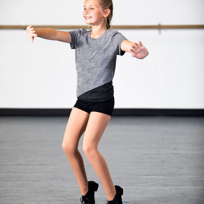 young tap dancer