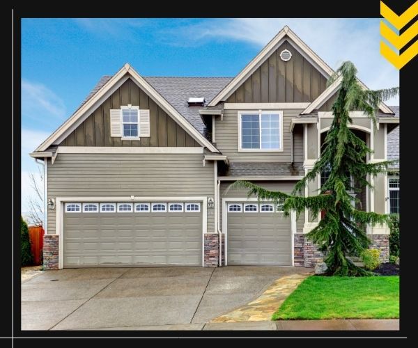 modern house with new roof