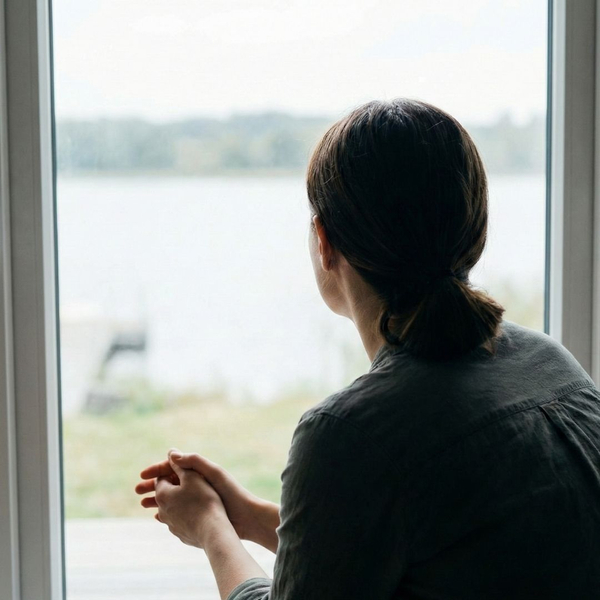 looking out the window