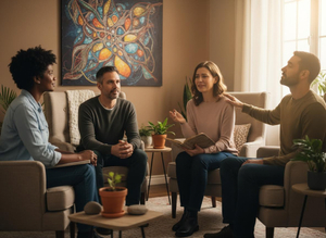 Diverse Group Therapy Session
