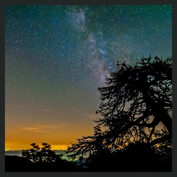 the milky way in the night sky