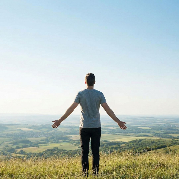 looking into the distance