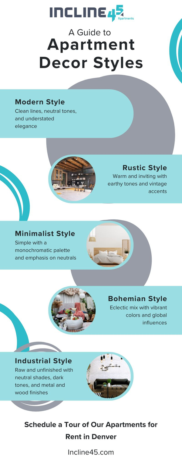  A Guide to Apartment Decor Themes infographic