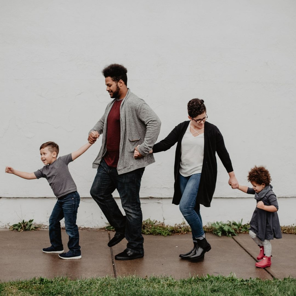 family with young children