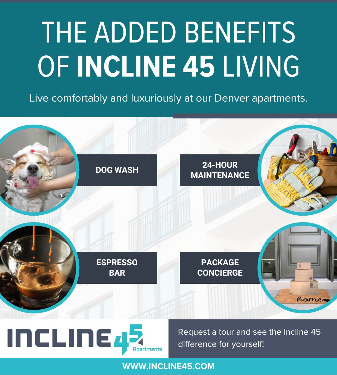 the added benefits of Incline 45 living