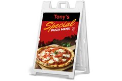 Tony's Special Pizza Menu A-Stand