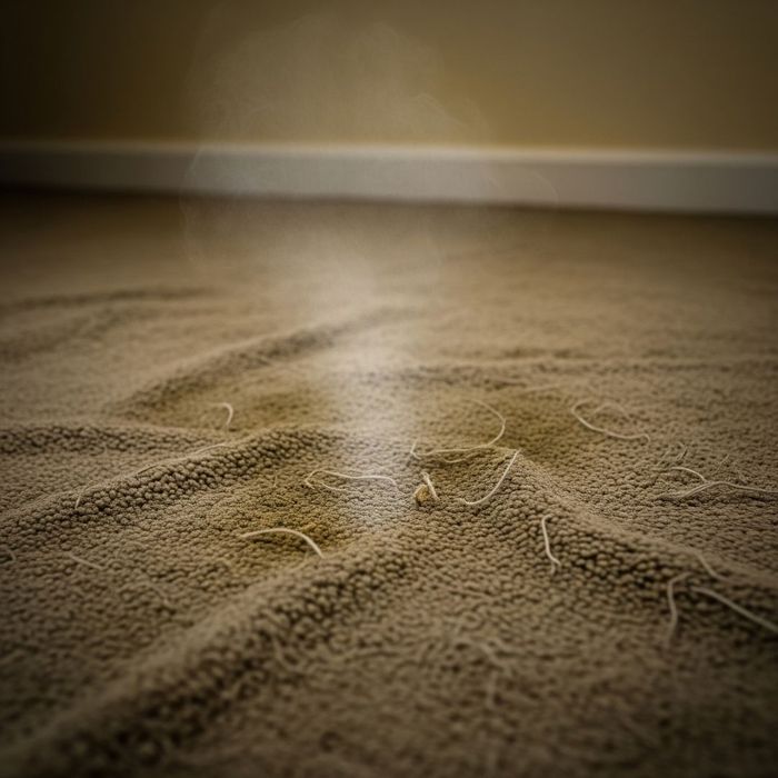 Carpet with a strong, unpleasant odor Carpet with a strong, unpleasant odor