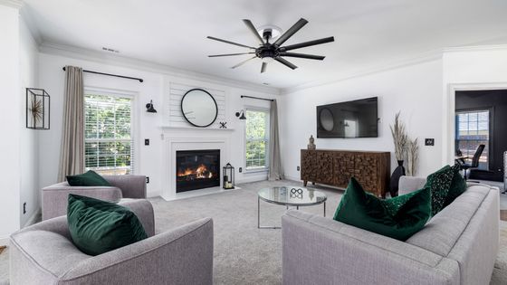 new carpet in a living room