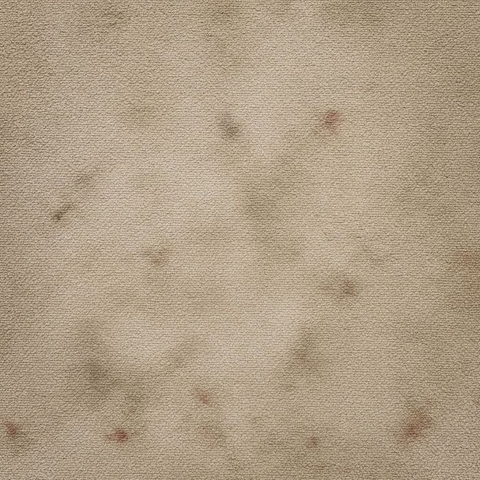 Close-up of carpet with noticeable stains and discoloration. Close-up of carpet with noticeable stains and discoloration.