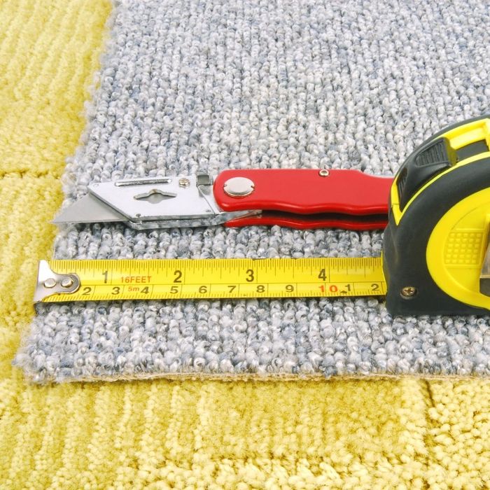 New carpet being installed.