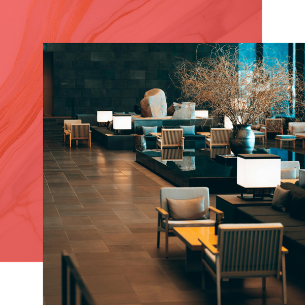 Hotel lobby flooring