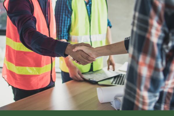 construction handshake