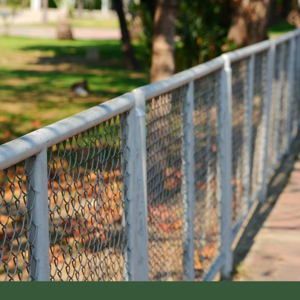 Chain link fence