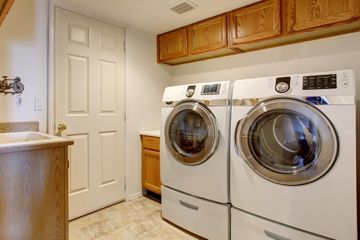 Washer and Dryer in laundry room
