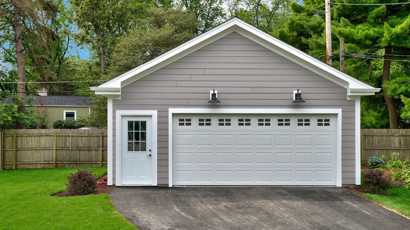 tan garage
