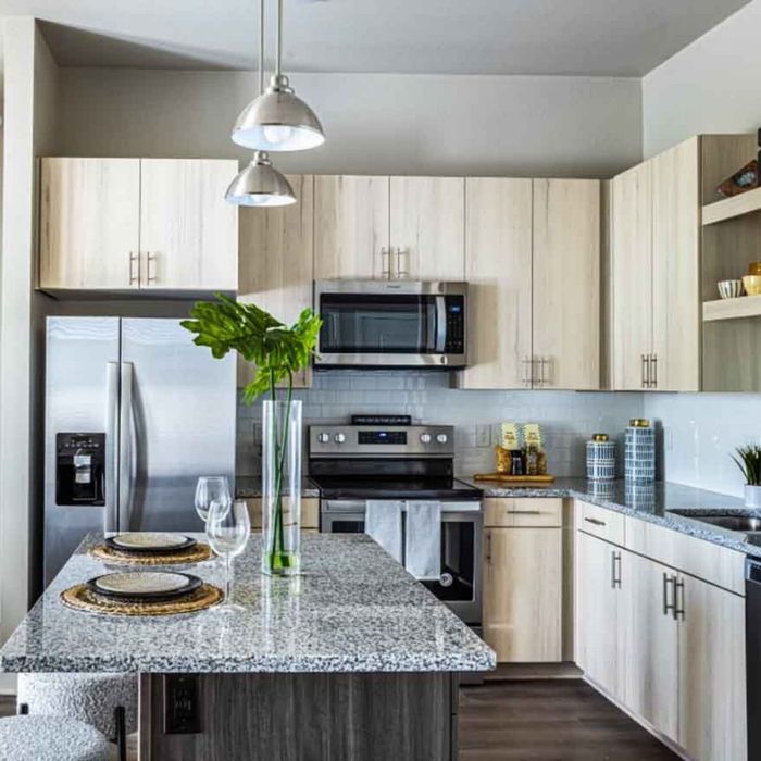 kitchen in apartment
