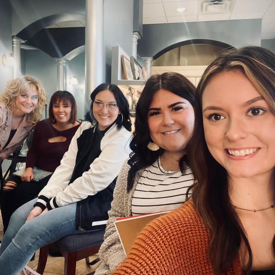 Team members from Salon Bellezzio in Blue Springs, MO