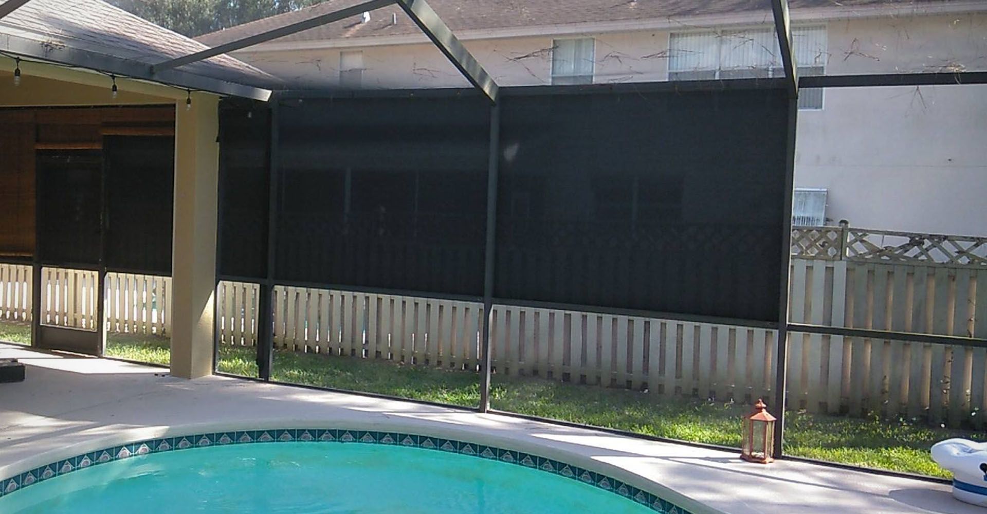 a sun solution pool cover and sun shade