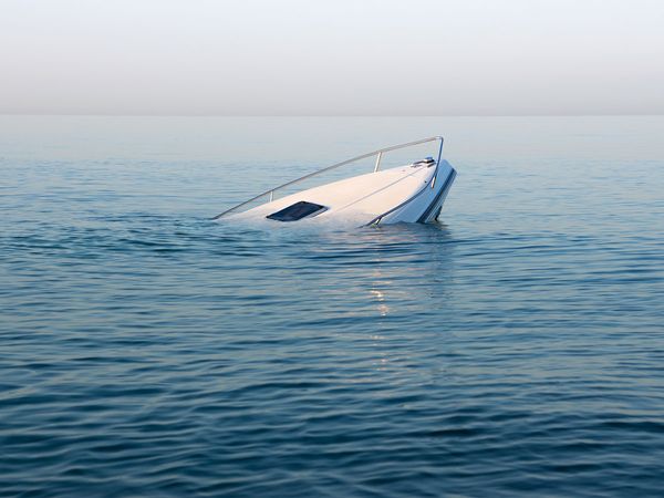 sinking boat