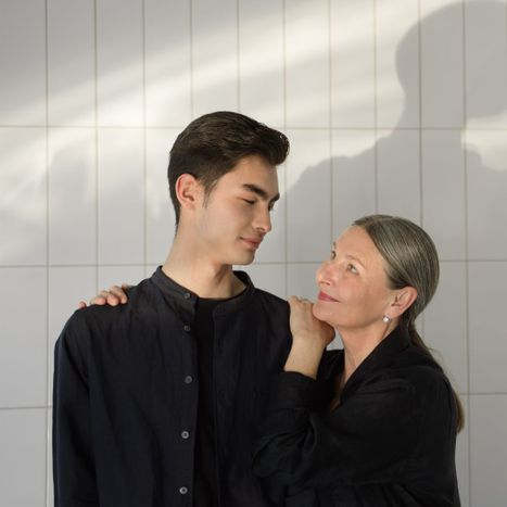 Mother and son Mother and son