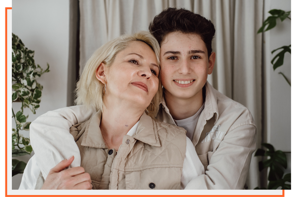 Mother and son Mother and son