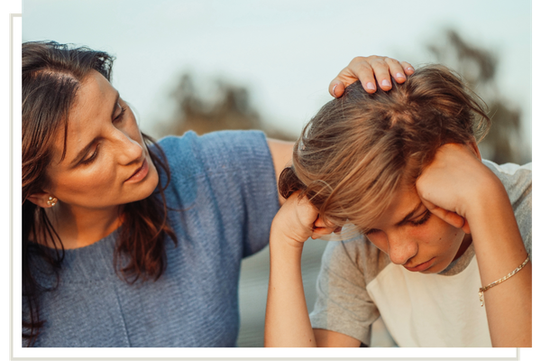 A mother conerned for her teenage son.