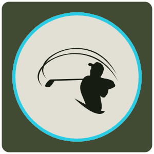 icon of golfer swinging club