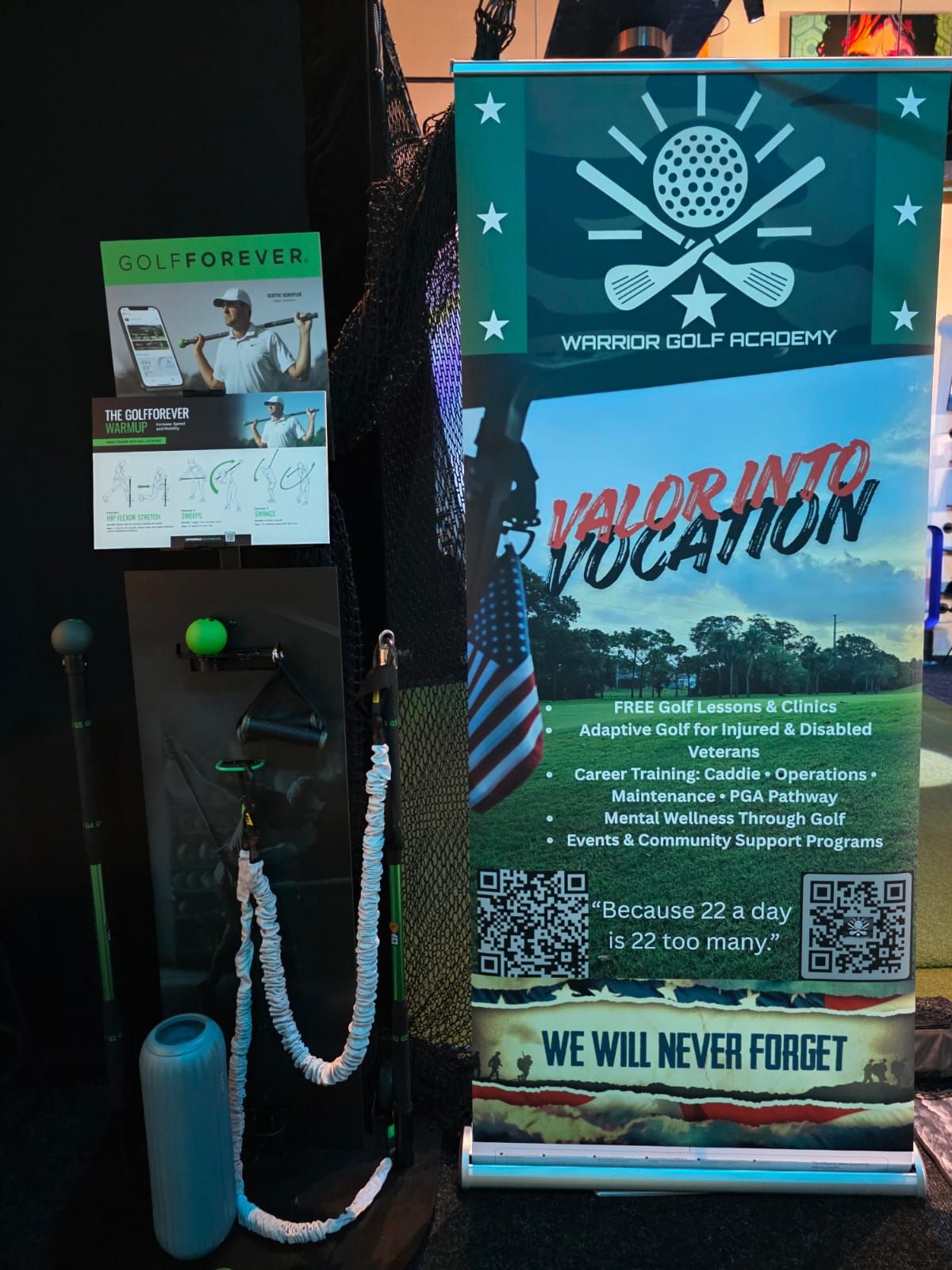 Warrior Golf Academy Valor Into Vocation Veteran Golf Program GolfForever Training