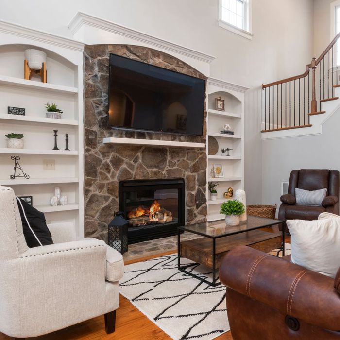 beautifully furnished living room