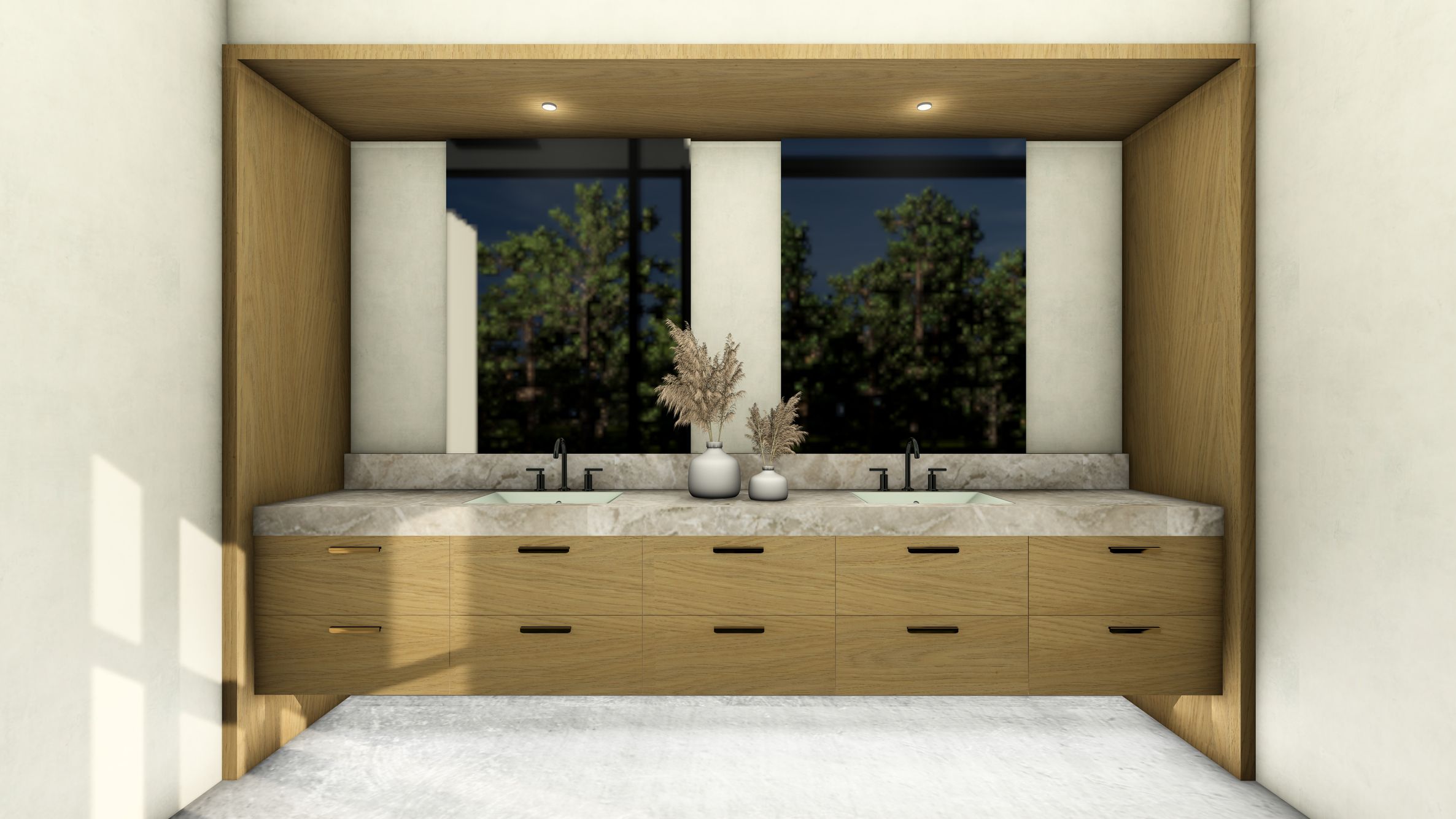 Desert Modern Kitchen Vanity