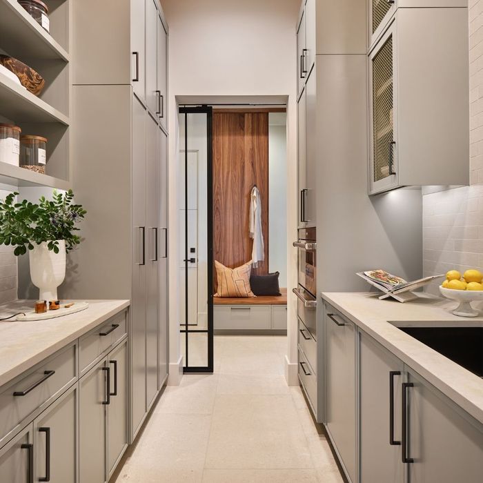 grey butler's pantry