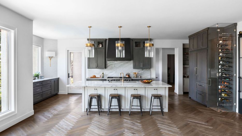 uniquely designed new build kitchen