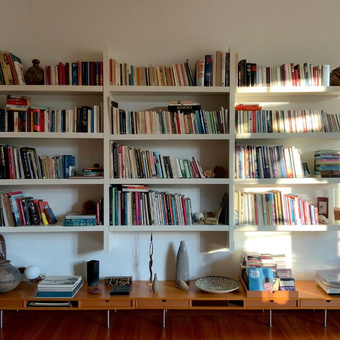 home office with built ins