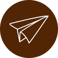 paper airplane icon