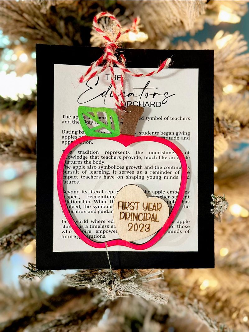 custom cut ornament