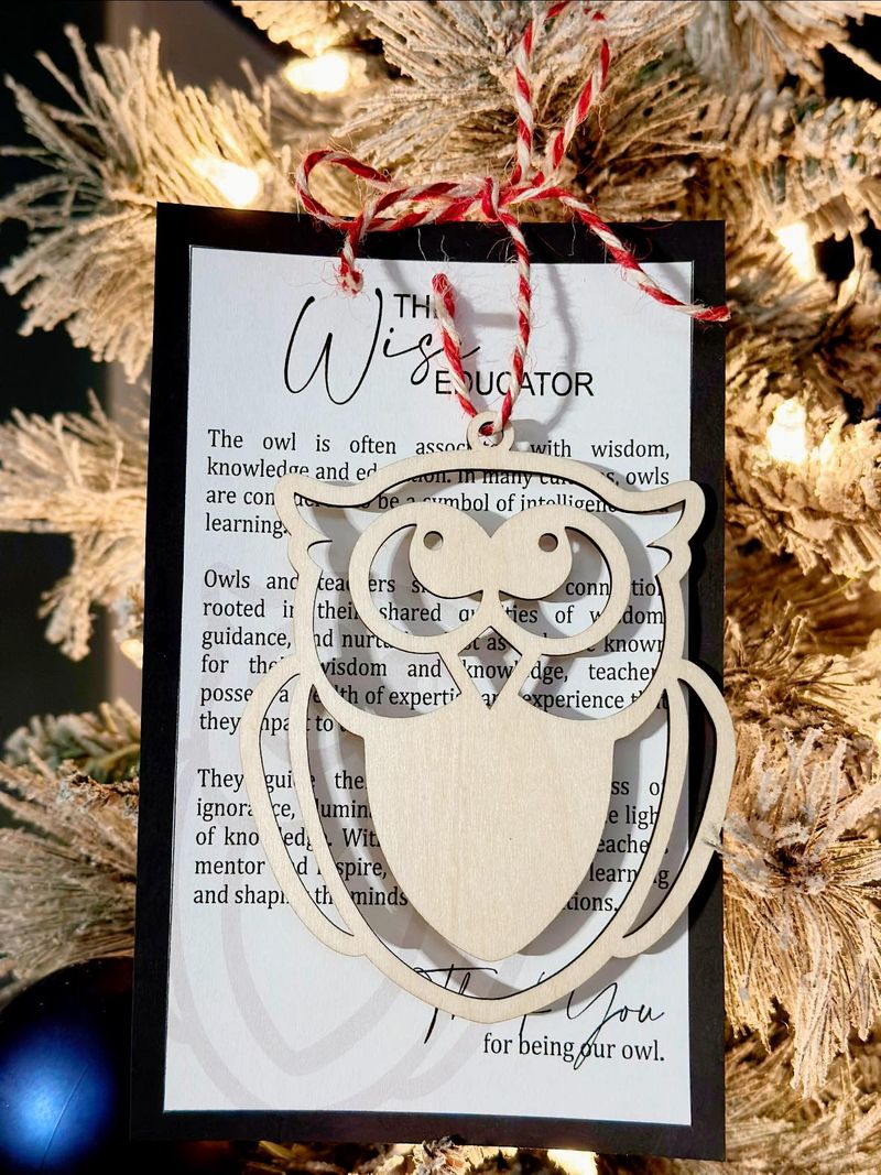 custom cut ornament