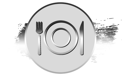 Icon of a plate with a knife and fork