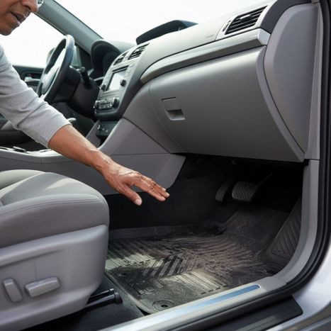 damp interior of car