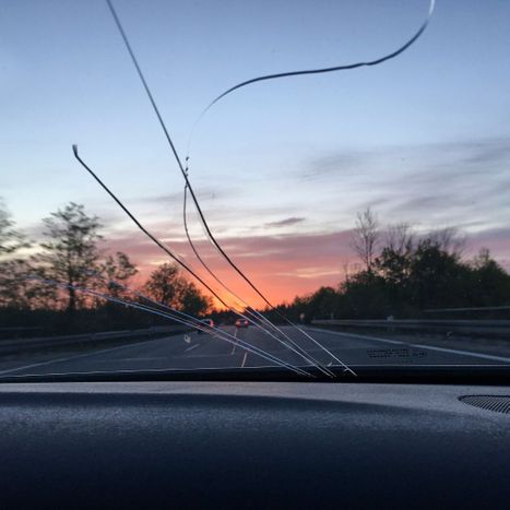 Cracked Windshield 