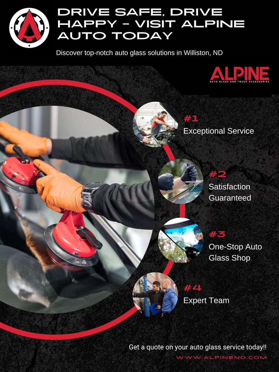 An infographic of the benefits of Alpine Auto