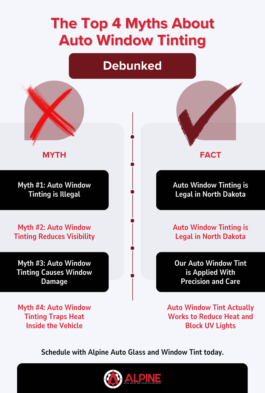 The Top 4 Myths About Auto Window Tinting Debunked