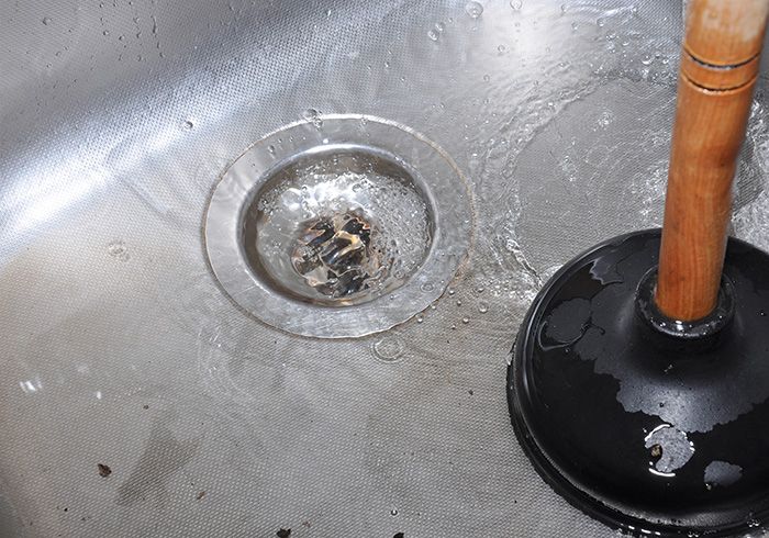 DIY fix for a clogged drain